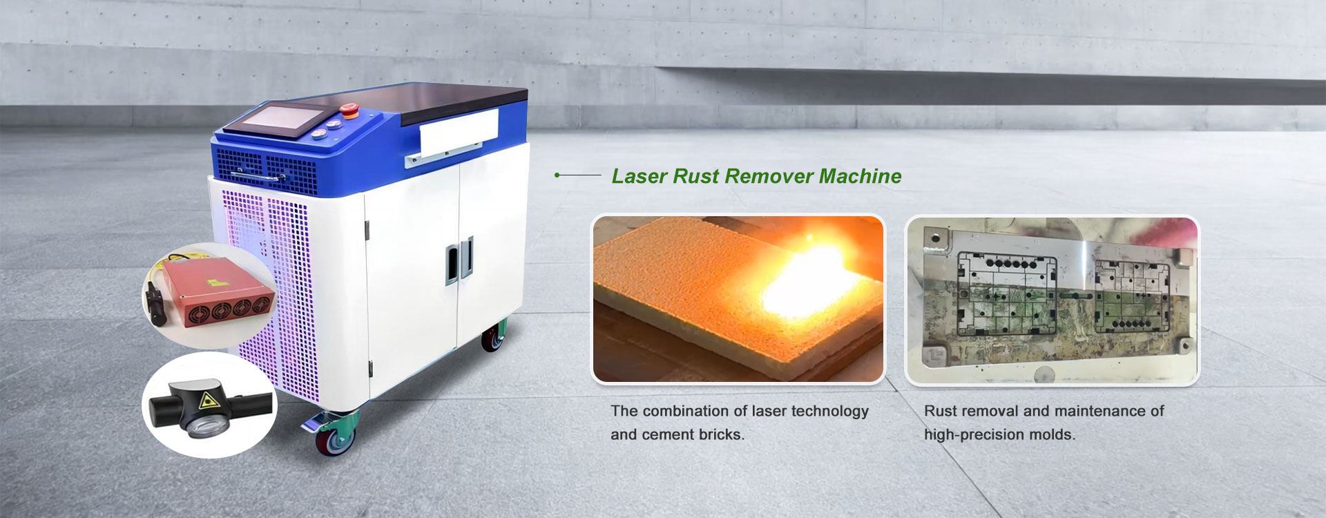 China Producător de mașini de îndepărtare a ruginii cu laser