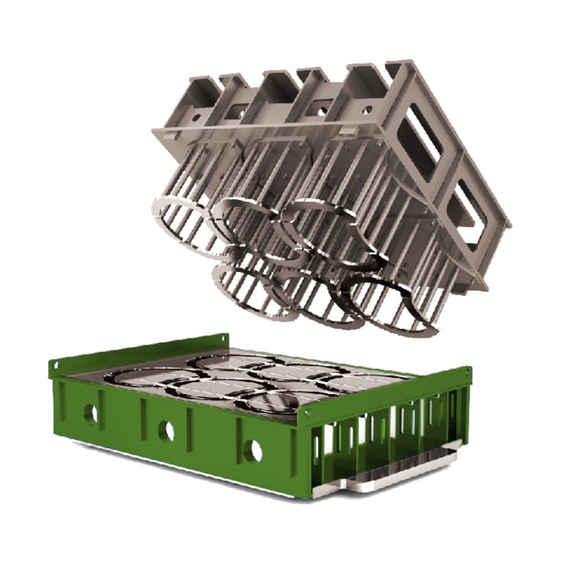 Model peisaj de cărămidă de beton