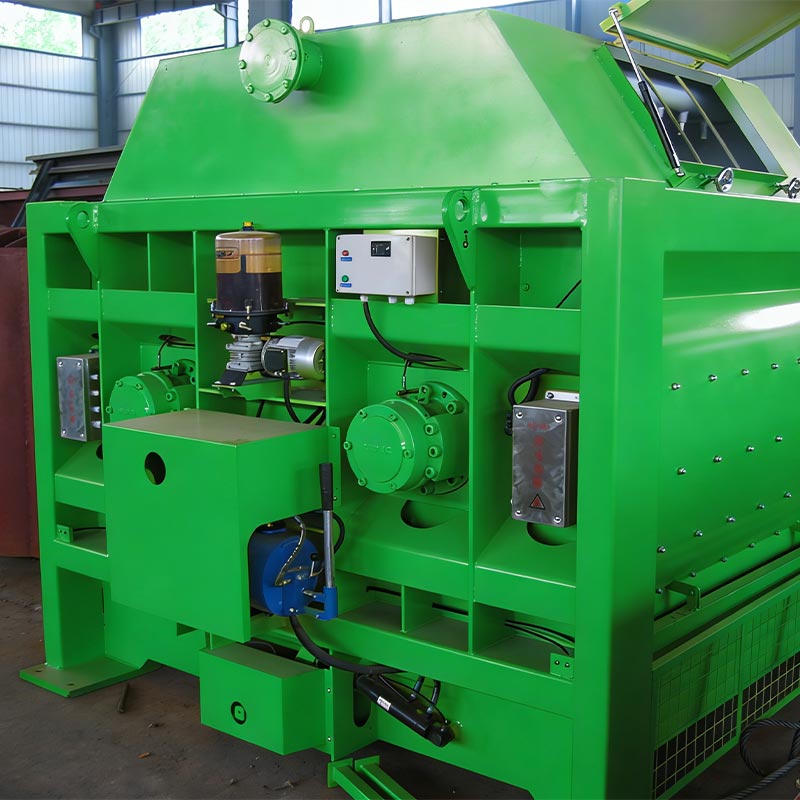 Betoniera de ciment cu ax dublu